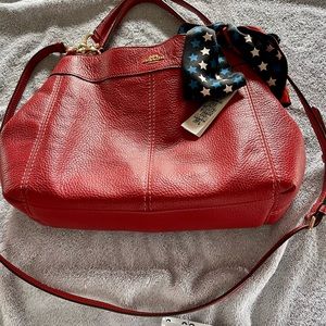Coach Crossbody Purse and Coach Scarf